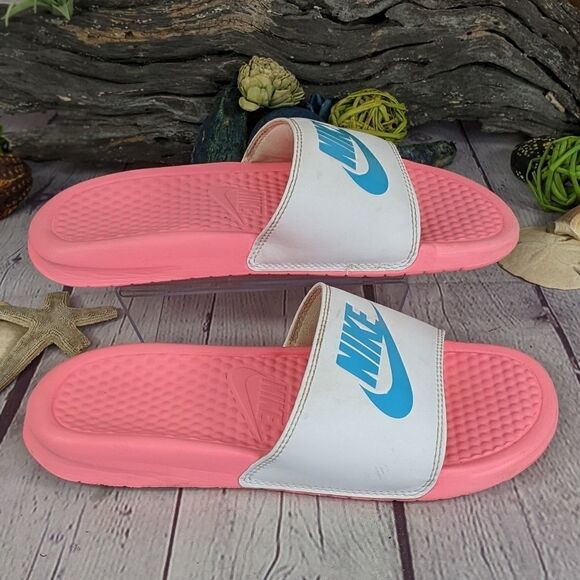 Nike Benassi "Just Do It" Slides Sandals - Picture 3 of 9